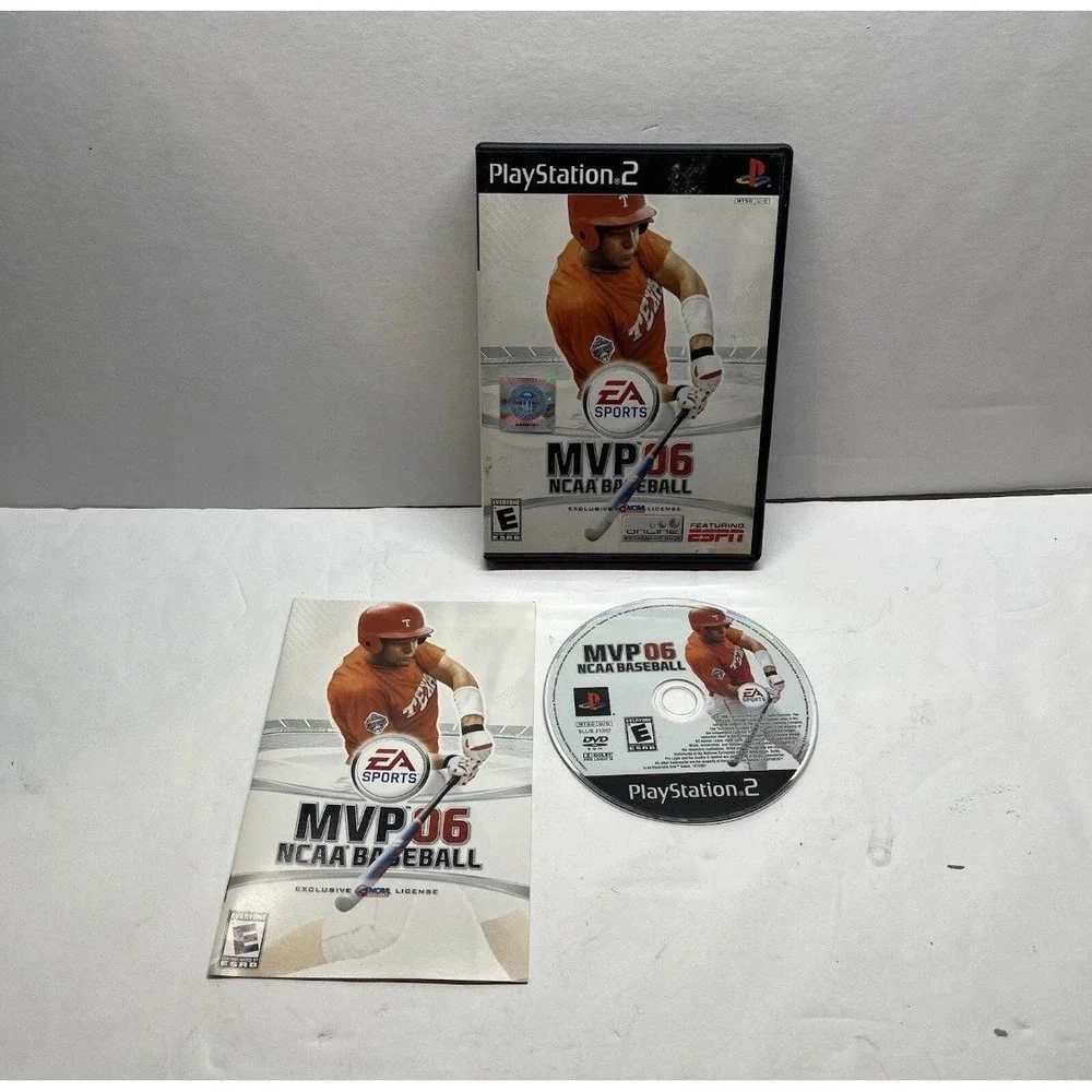 MVP 06 NCAA Baseball (Sony PlayStation 2, 2006) Complete